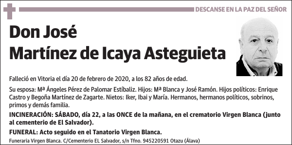 José Martínez de Icaya Asteguieta