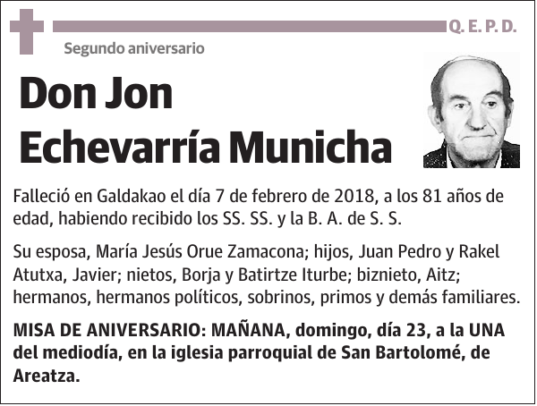 Jon Echevarría Municha