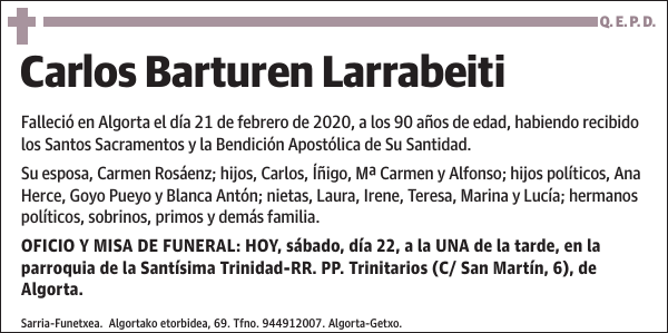 Carlos Barturen Larrabeiti