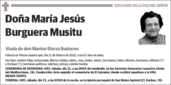 María Jesús Burguera Musitu