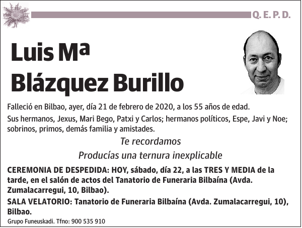 Luis Mª Blázquez Burillo