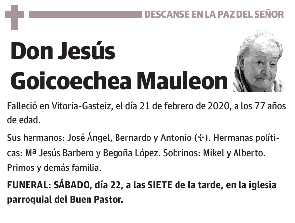 Jesús Goicoechea Mauleon