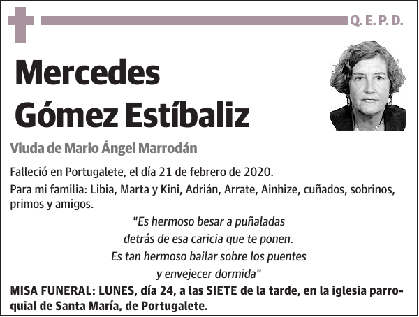 Mercedes Gómez Estíbaliz