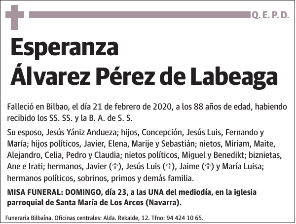 Esperanza Álvarez Pérez de Labeaga