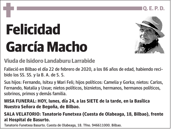 Felicidad García Macho