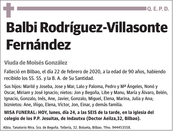 Balbi Rodríguez-Villasonte Fernández