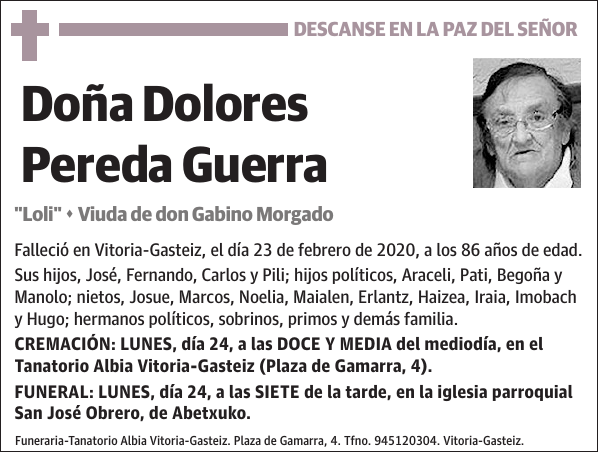 Dolores Pereda Guerra