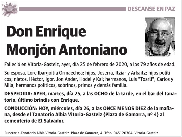 Enrique Monjón Antoniano