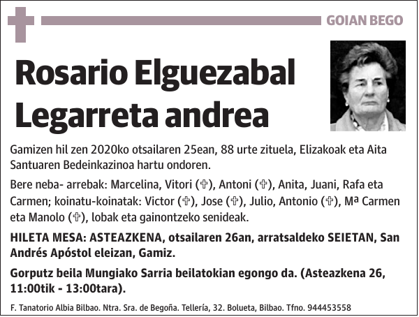 Rosario Elguezabal Legarreta