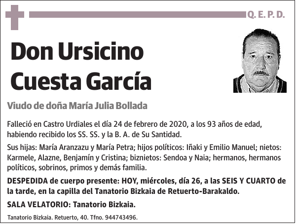 Ursicino Cuesta García