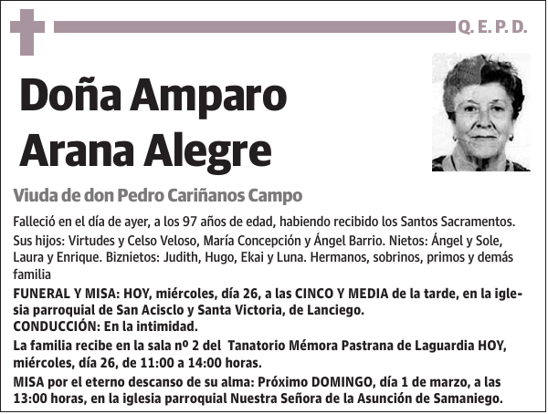 Amparo Arana Alegre