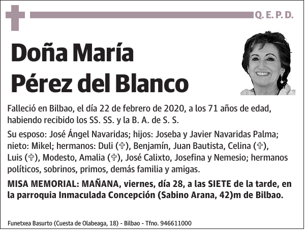 María Pérez del Blanco