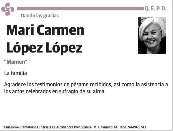 Mari Carmen López López