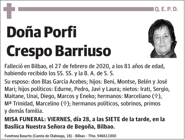 Porfi Crespo Barriuso