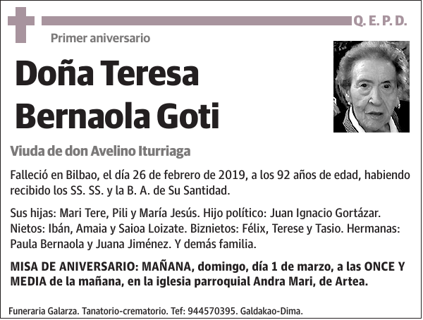 Teresa Bernaola Goti