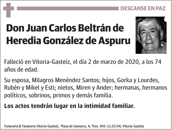 Juan Carlos Beltrán de Heredia González de Aspuru