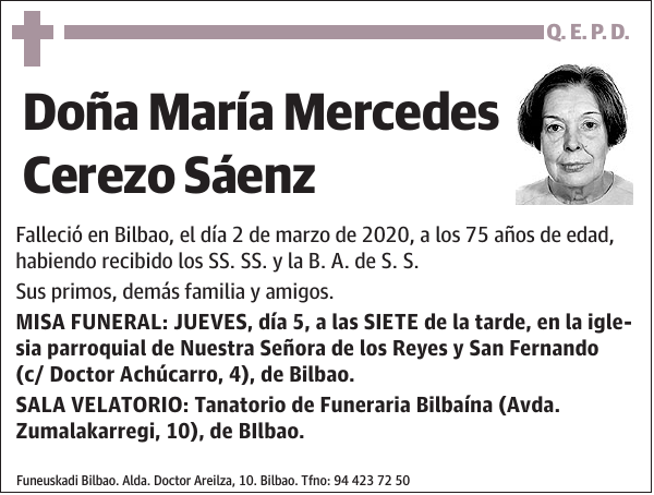 María Mercedes Cerezo Sáenz