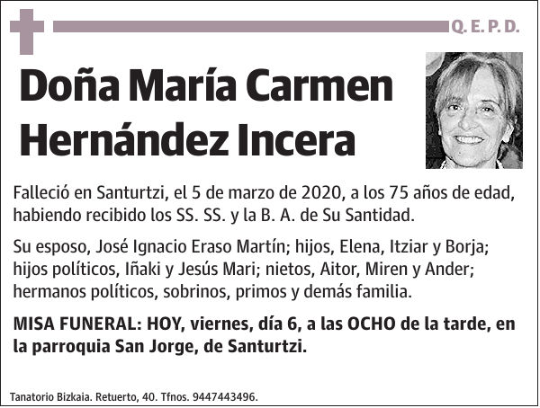 María Carmen Hernández Incera