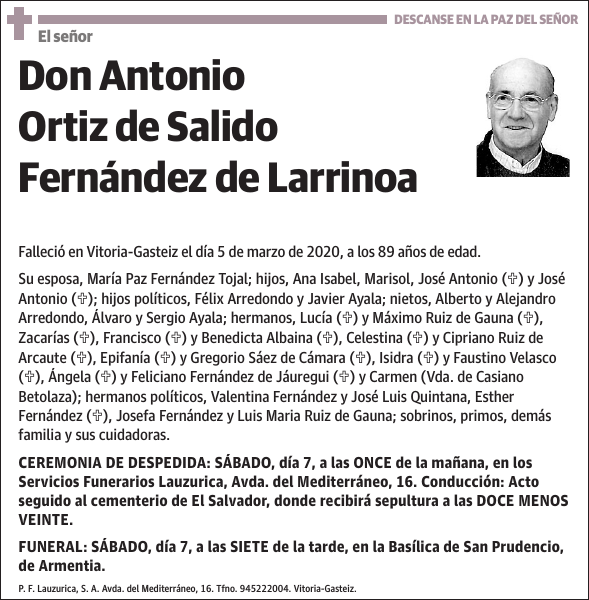 Antonio Ortiz de Salido Fernández de Larrinoa