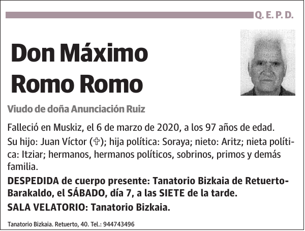 Máximo Romo Romo