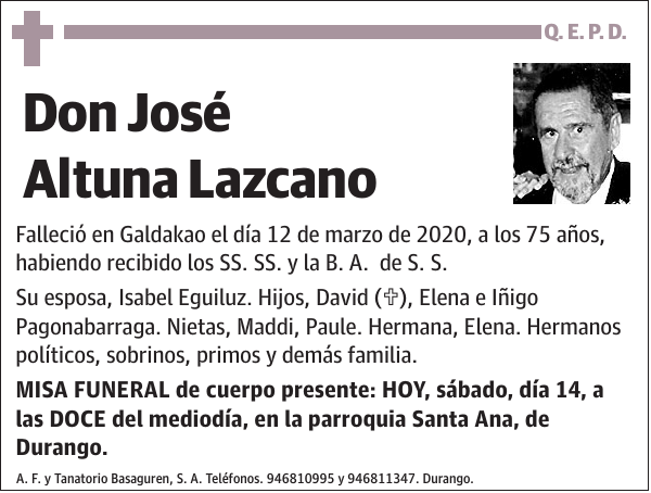 José Altuna Lazcano