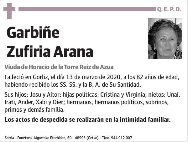 Garbiñe Zufiria Arana