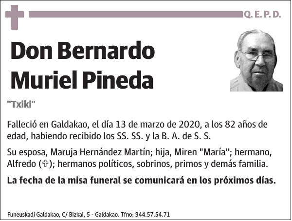 Bernardo Muriel Pineda