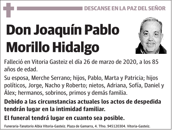 Joaquín Pablo Morillo Hidalgo