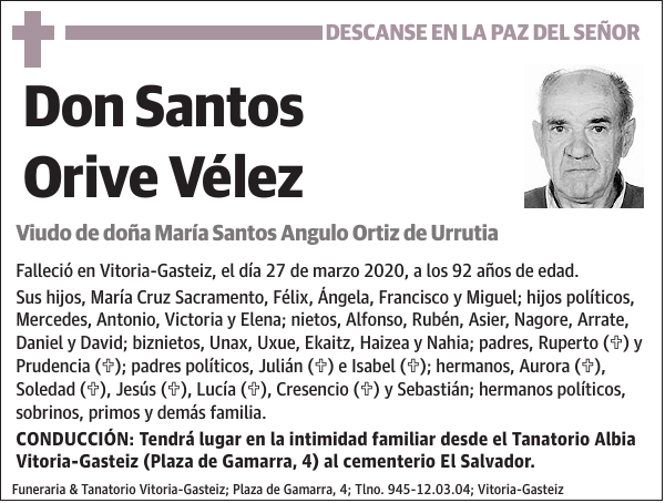 Santos Orive Vélez