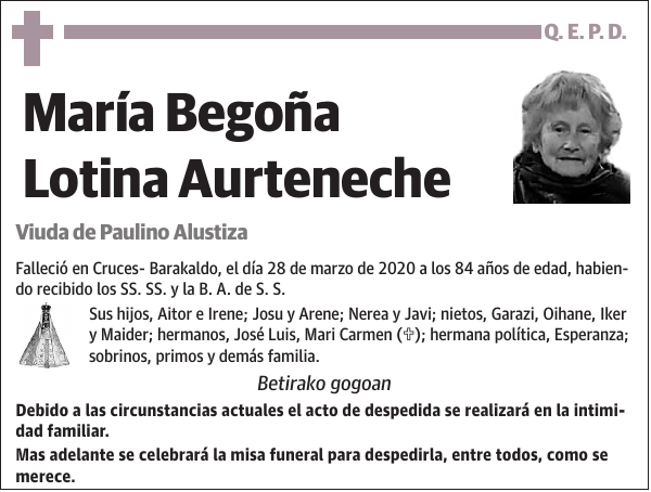 María Begoña Lotina Aurteneche