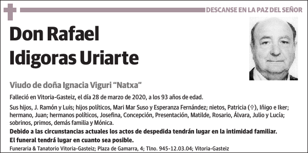 Rafael Idigoras Uriarte