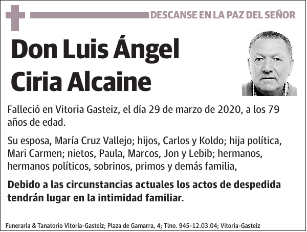 Luis Ángel Ciria Alcaine