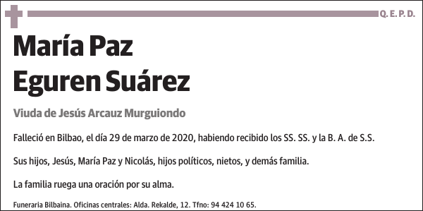 María Paz Eguren Suárez