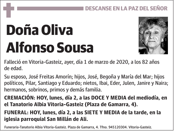 Oliva Alfonso Sousa