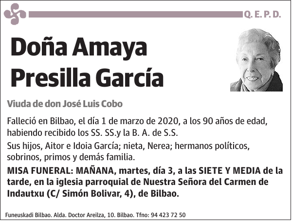 Amaya Presilla García