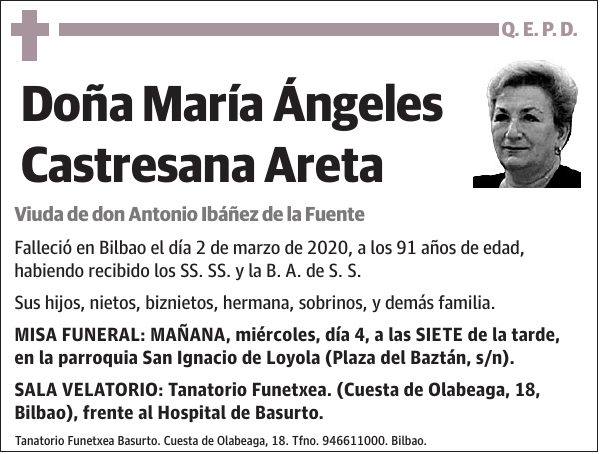 María Ángeles Castresana Areta