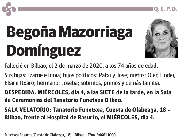 Begoña Mazorriaga Domínguez