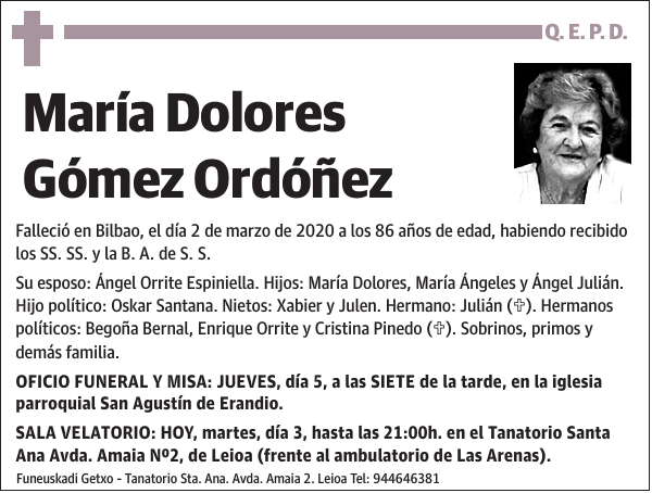 María Dolores Gómez Ordóñez