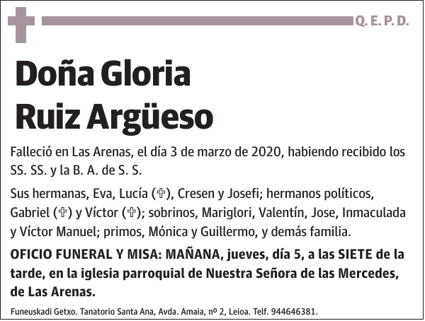 Gloria Ruiz Argüeso