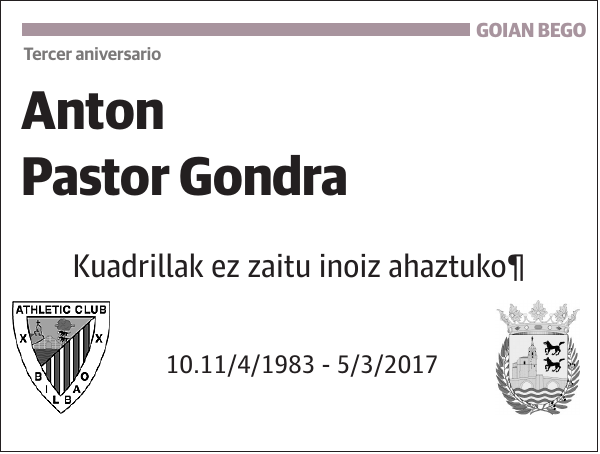 Anton Pastor Gondra