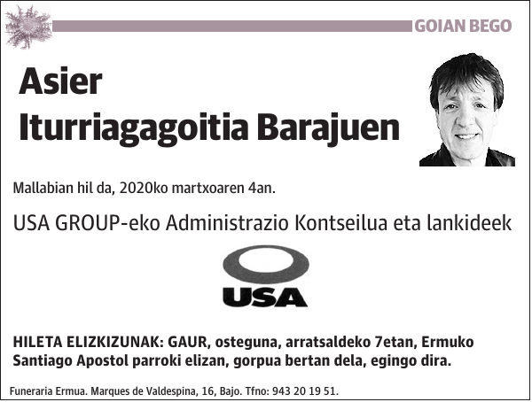 Asier Iturriagagoitia Barajuen