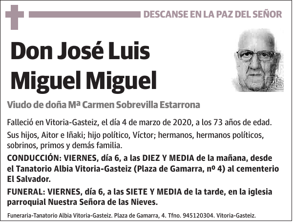 José Luis Miguel Miguel