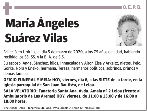 María Ángeles Suárez Vilas