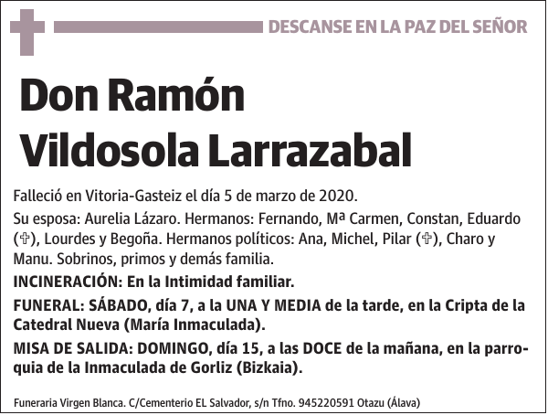 Ramón Vildosola Larrazabal