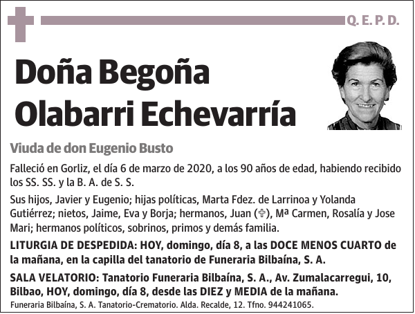 Begoña Olabarri Echevarría