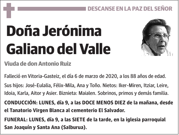 Jerónima Galiano del Valle