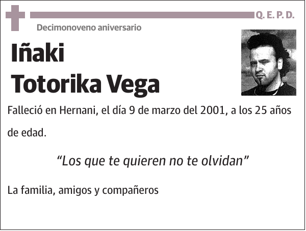 Iñaki Totorika Vega