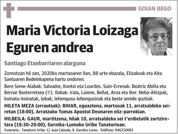 Maria Victoria Loizaga Eguren