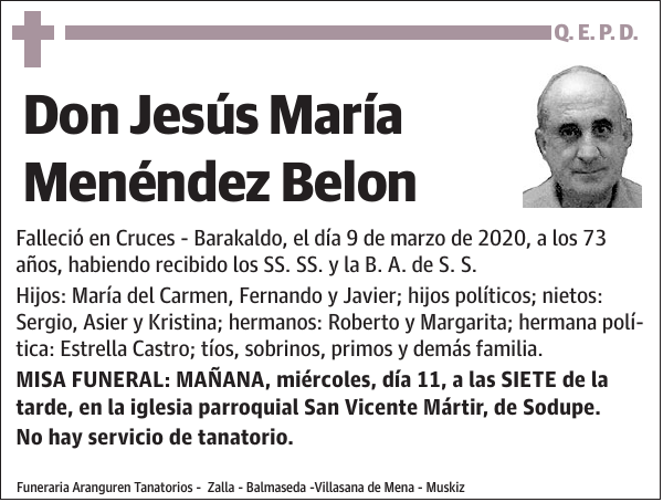 Jesús María Menéndez Belon