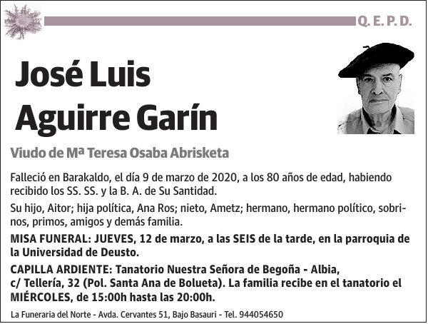 José Luis Aguirre Garín